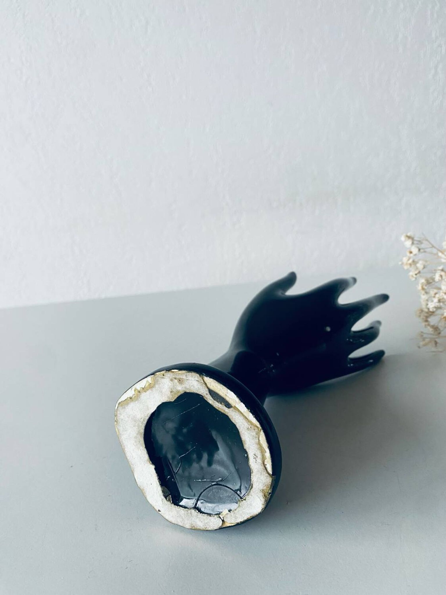 Handmade ceramic vase and jewelry holder