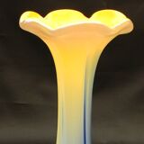 Small blown glass vase in murano style.