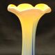 Small blown glass vase in murano style.