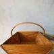 Wooden picking basket
