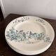 Lot 6 Plate Plates Faience Longwy Model Mignon