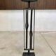 Sculptural brutalist candleholder in wrought iron, GDR / Germany, 1960s
