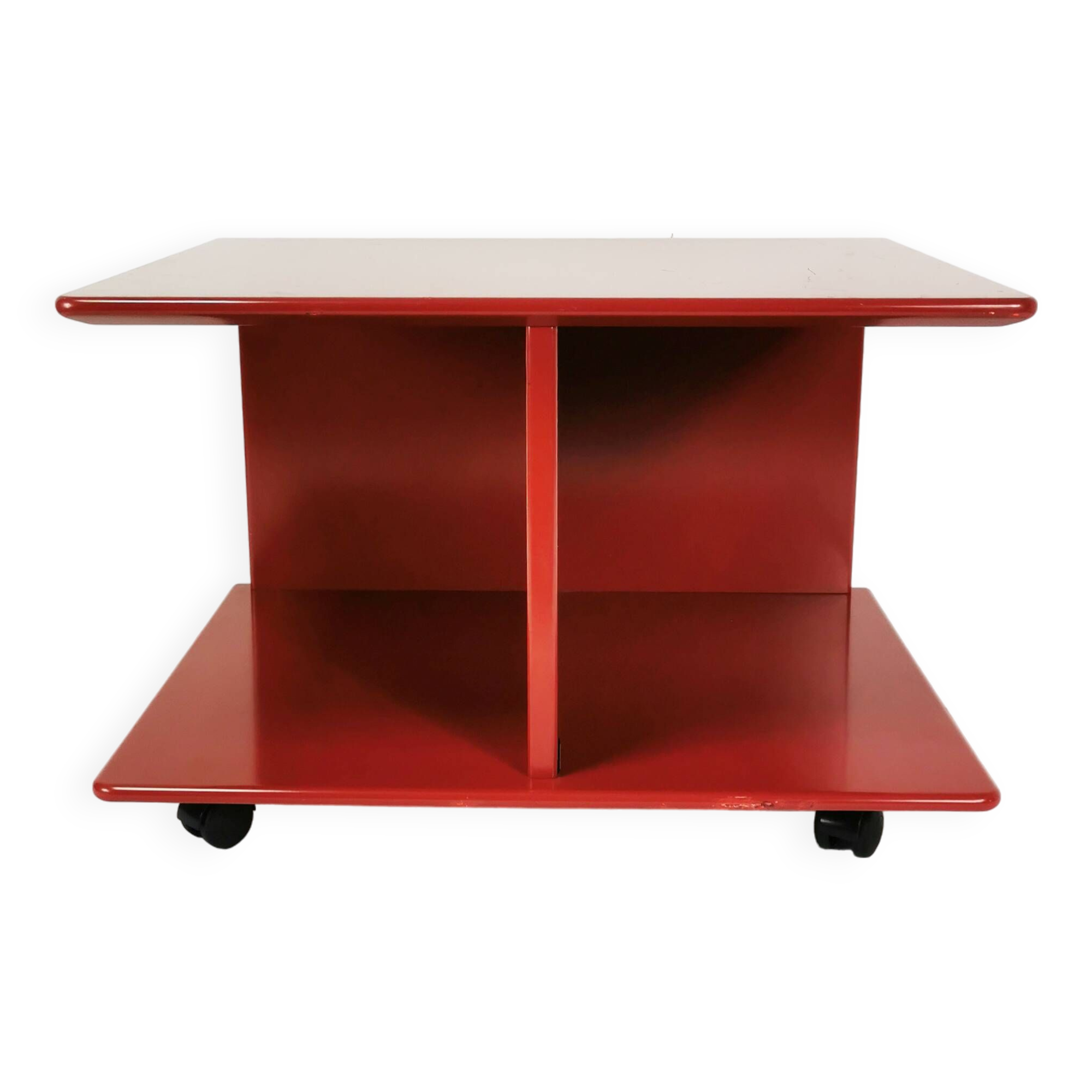 Modernist wall table-cabinet, mutaro, interlubke, germany, 1970s.