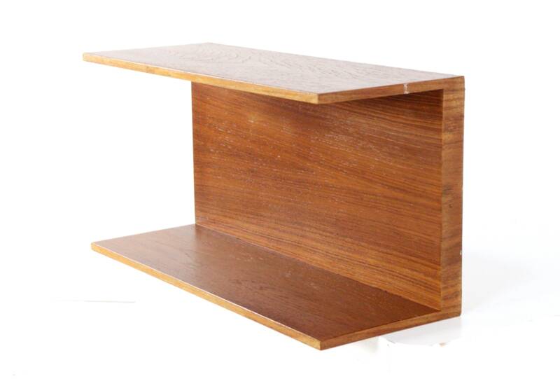 Walter Wirz for Wilhelm Renz Wall Shelf in teak