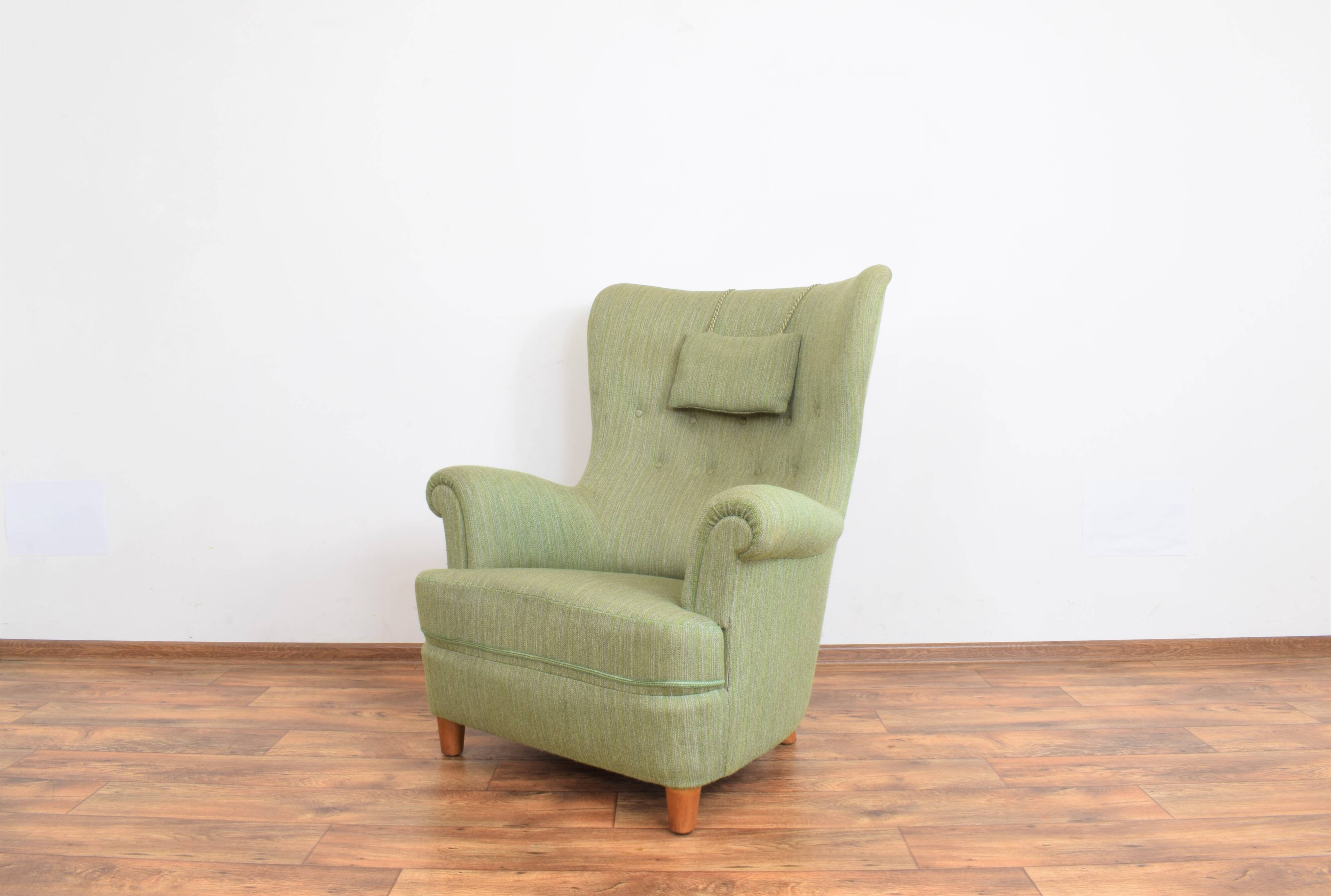 Mid-Century Swedish Teak Armchair, 1960s.