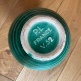 Vase en céramique verte