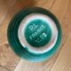 Green ceramic vase