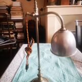 Vintage clockmaker lamp