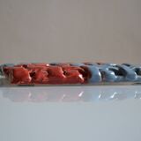 Vintage 1970 woven ceramic rest or trivet