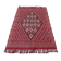 Traditional Ethnic Red Artisan Rug, Geometric Berber Rug