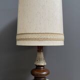 Lampe de table en céramique de Hustadt Leuchten années 1970