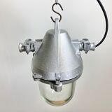 Silver cast aluminium explosion proof lamp, 1960