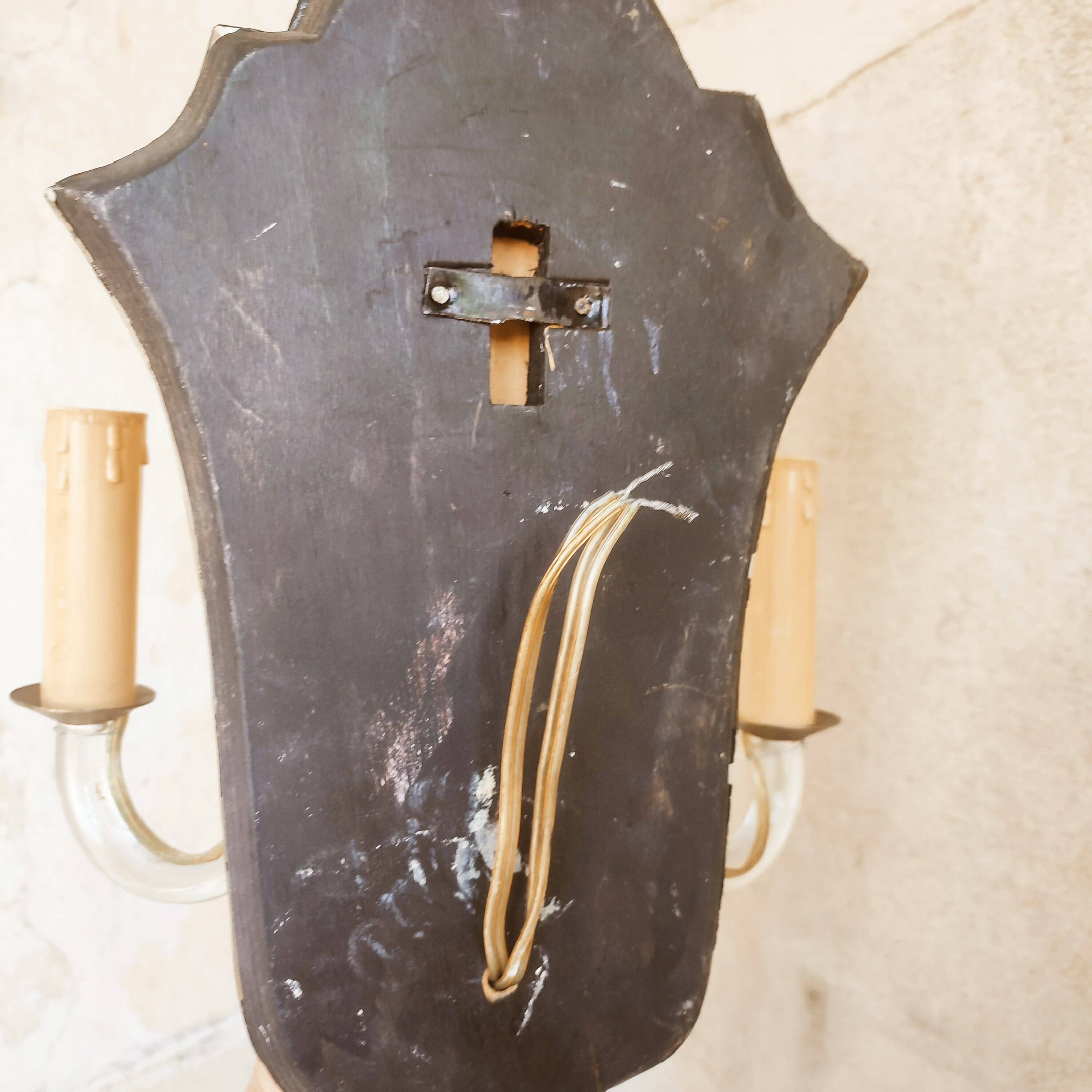 Venetian glass wall light