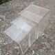 3 nesting tables in plexiglass