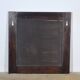 Oak brutalist mirror, 1970s