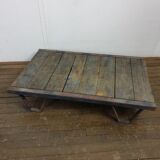 Industrial plant pallet coffee table