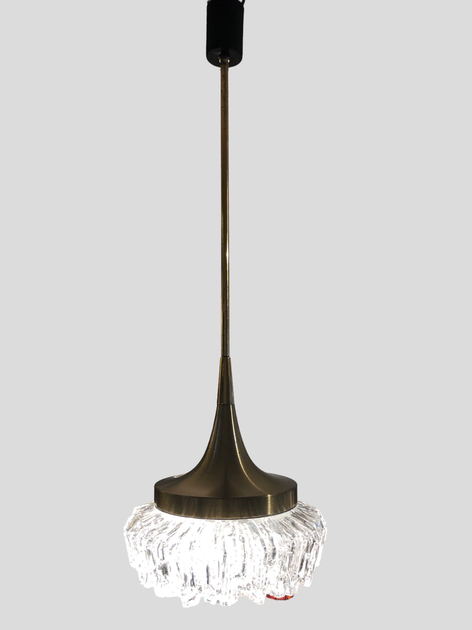 Arlus brass pendant lamp