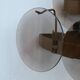 Set of 2 Vistosi Murano Wall Lamps Smoked Disc, 1970