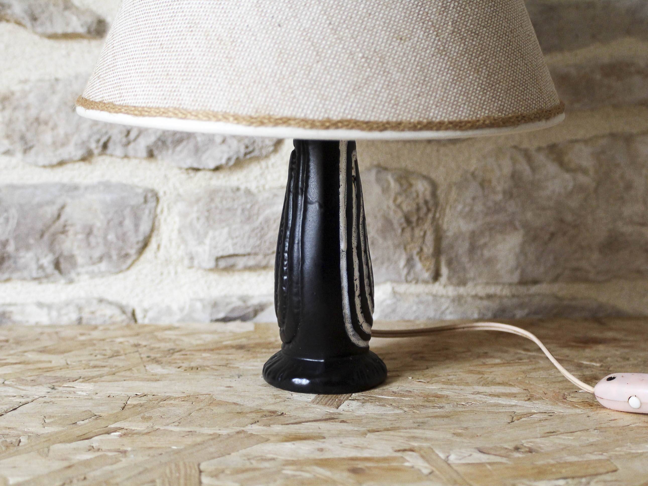 50s ceramic bedside lamp