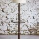 Lampadaire art déco en bois style Charles Dudouyt