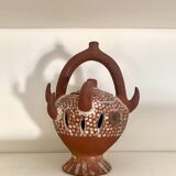 African terracotta tealight holder