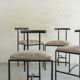 Rodney Kinsman, suite de quatre chaises modèle Tokyo