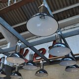Large PHILIPS Industrial black lamp