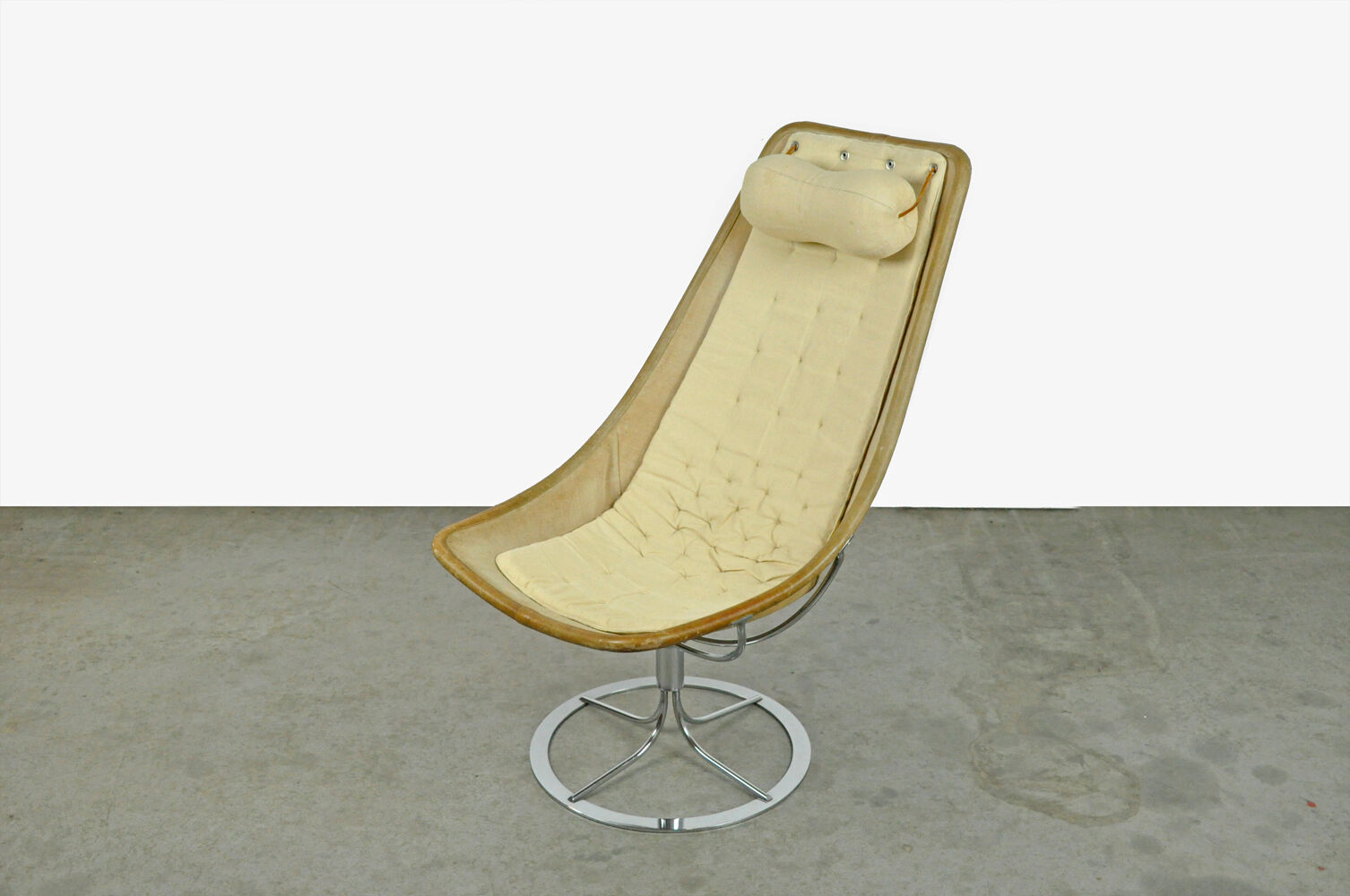 Vintage iconic swivelchair ‘Jetson’ by Bruno Mathsson for Dux, Sweden 1970s