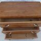 Art Deco 3-drawer chest of drawers in solid wood - Very good condition