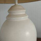 Satin ceramic lamp