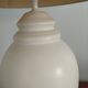 Satin ceramic lamp
