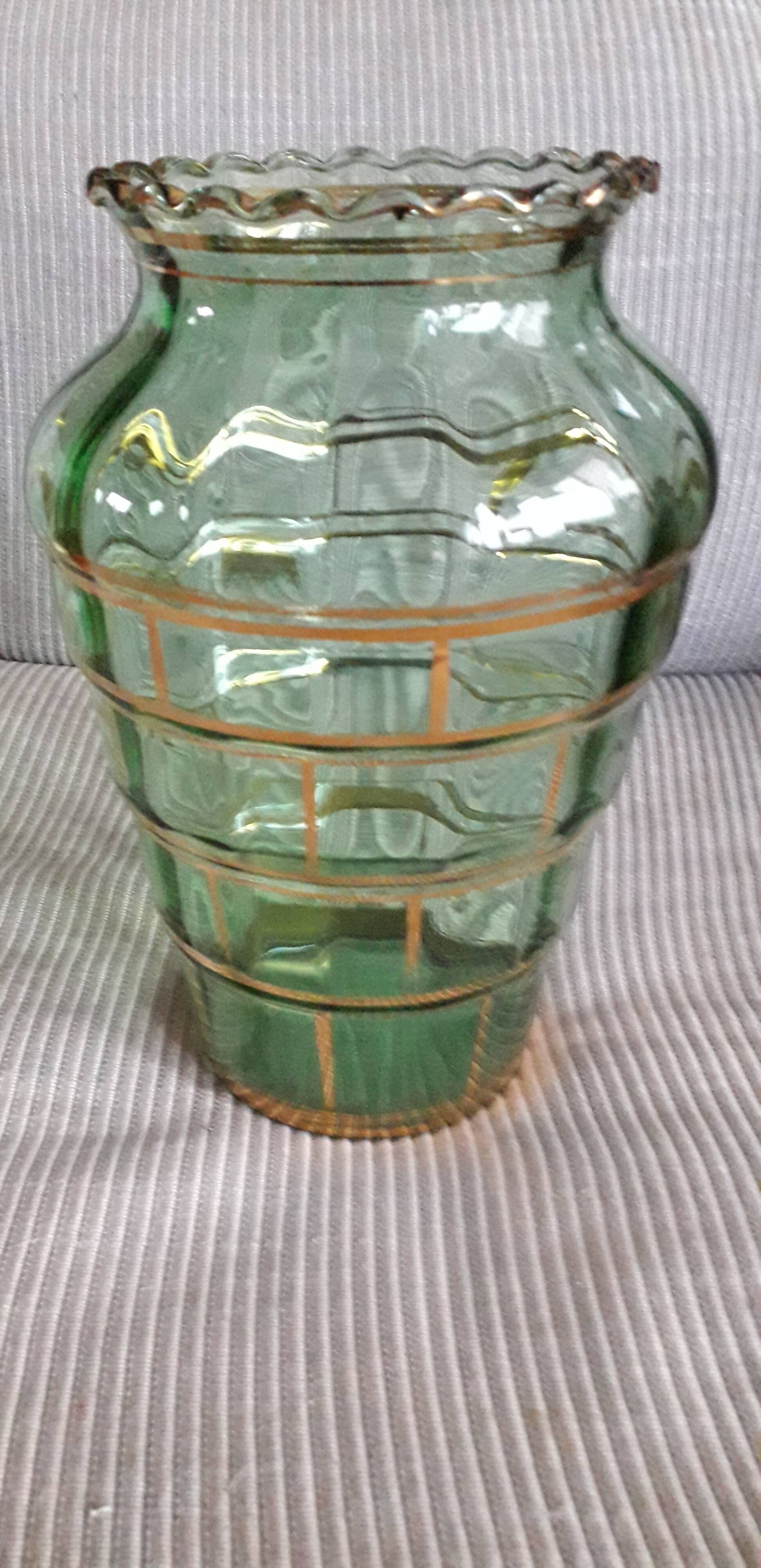 Vintage glass vase