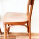 Scandinavian bistro chairs in turned wood, Baumann style