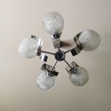 Vintage Space Age chandelier 5 lights
