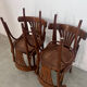 Lot 4 old vintage bentwood bistro chairs from the 70s