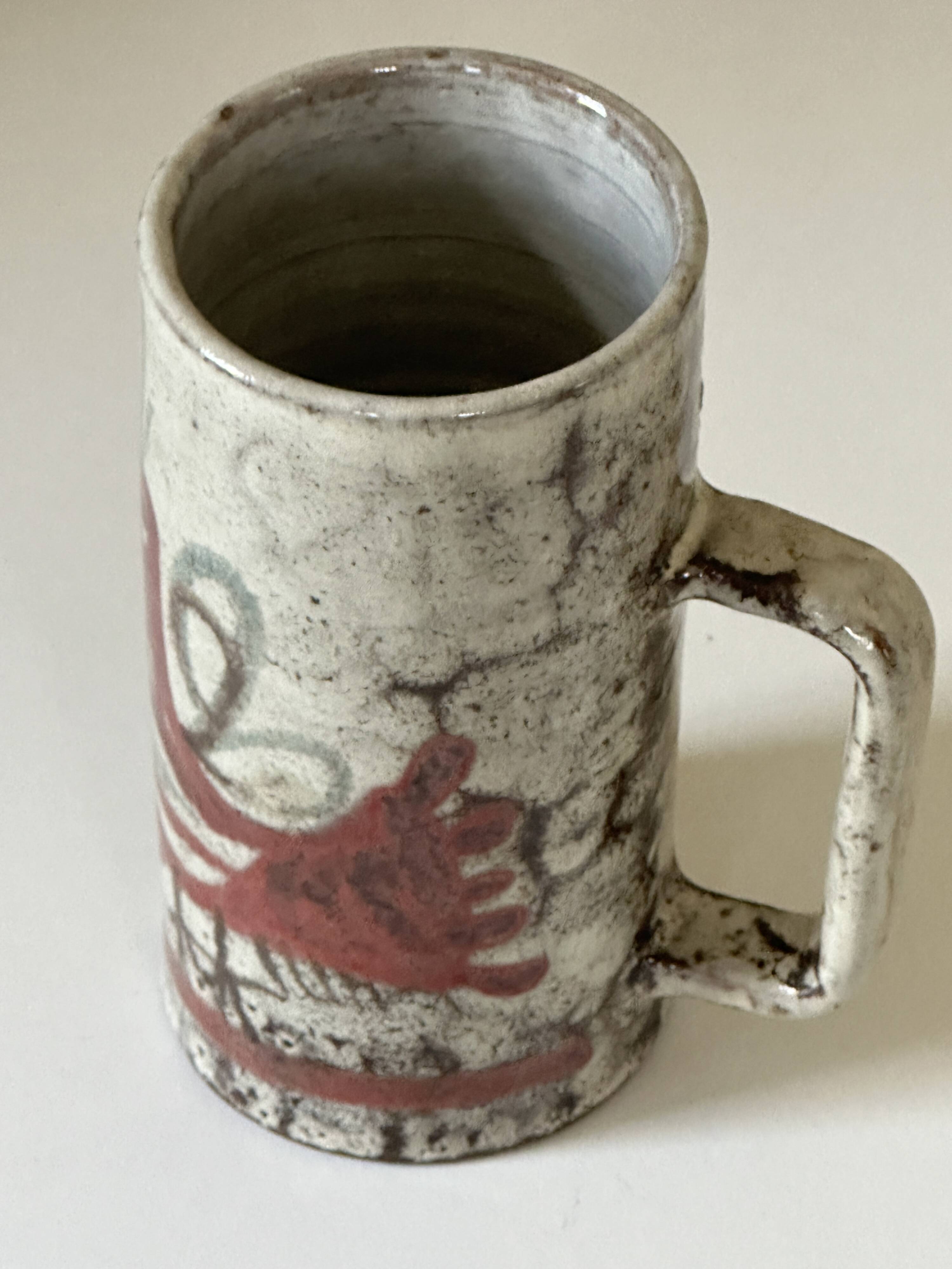 Gustave Reynaud ceramics the vintage mulberry tree design from the 60s