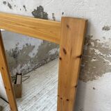 80s pine mirror