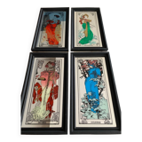 Alphonse Mucha mirrors “The 4 seasons”