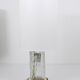 Pair of large glass ice table lamps by J.T. Kalmar "Frankenberg" with illuminated base.