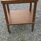 Pair of vintage 50s oak side tables