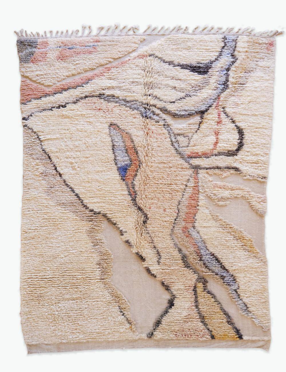 Contemporary Abstract Rug - 353 x 250 cm