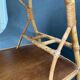 Rattan bar rolling table