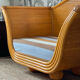 Maugrion armchair in rattan