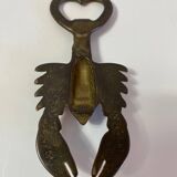 Brass lobster bottle opener