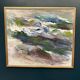 Large Original Swedish Oil on Canvas – “Abstract Composition” by Johny Colebring – 1978 – Signed – Vintage & Framed – 83×73 cm