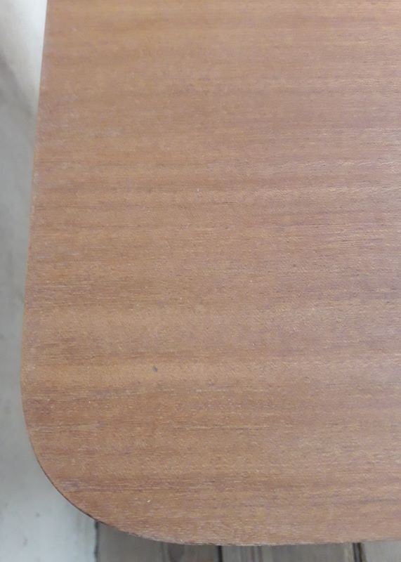 Table served legs compass with wheels 1950s