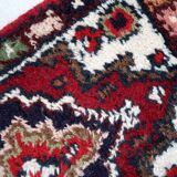 Tapis vintage du Moyen-Orient Hamadan fait main en laine – 40 x 59 cm – Ann