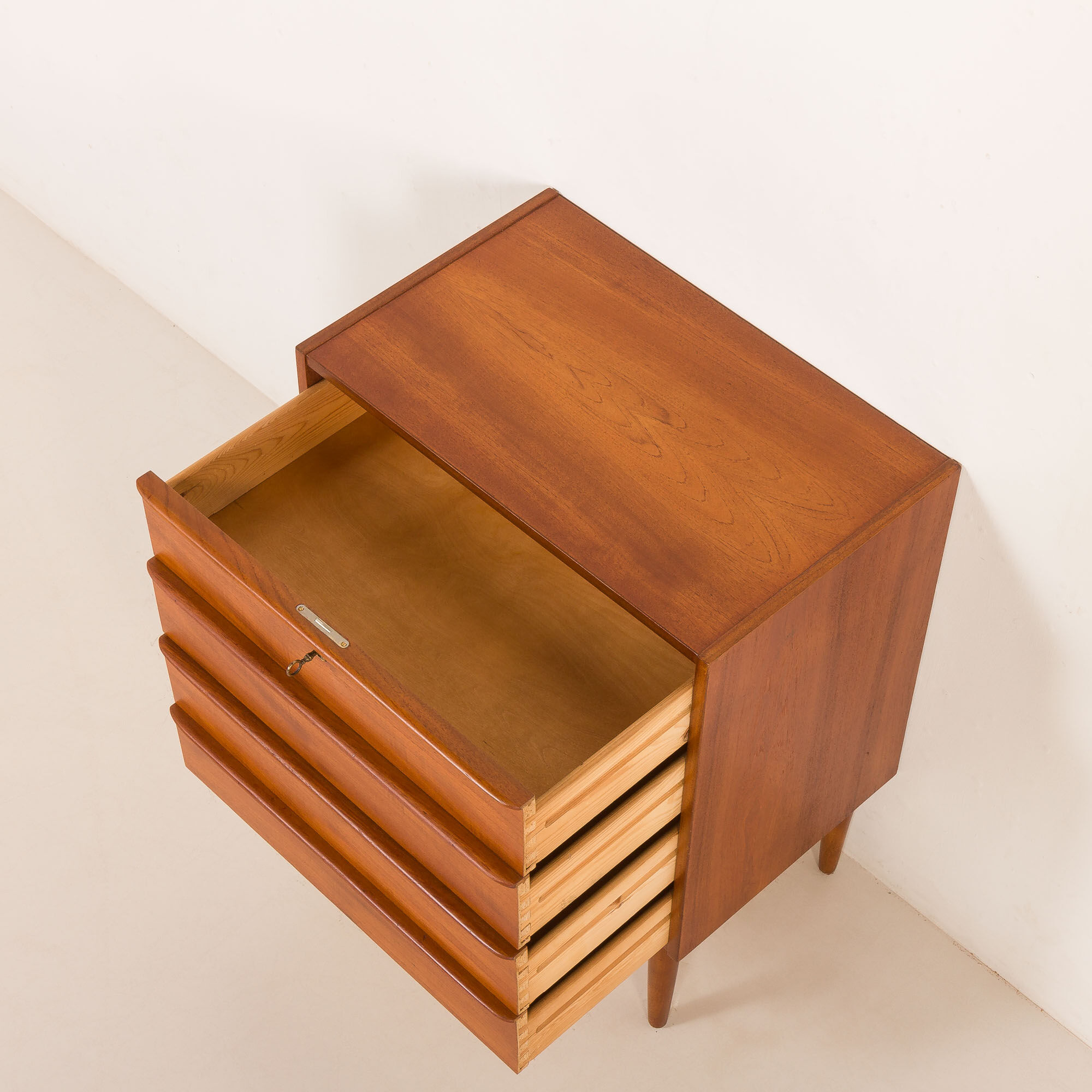 Danish teak chest of drawers, 1970s