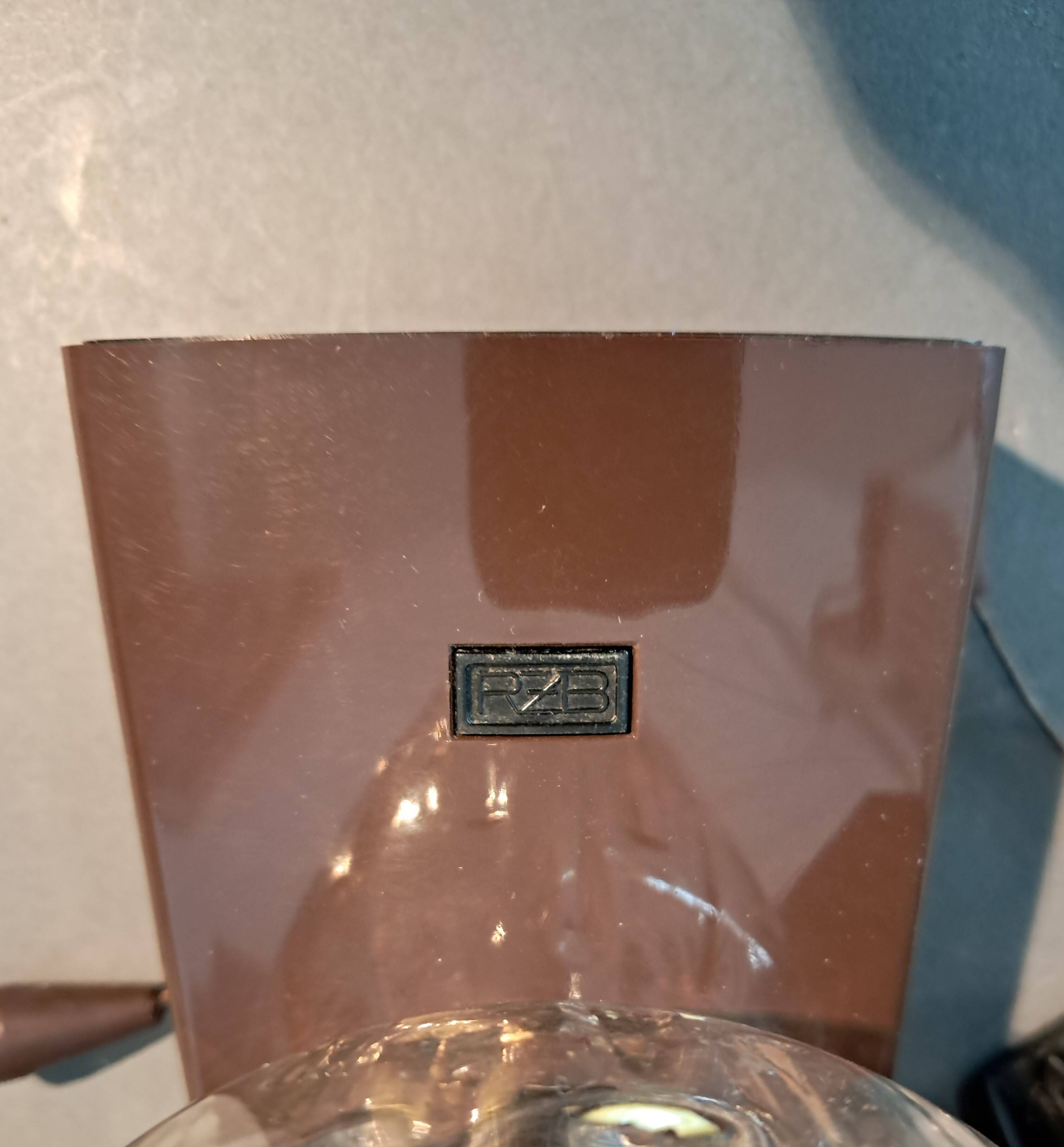 Pair of bedside sconces with RZB leuchten cords 1960 made in Germany