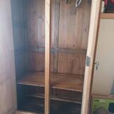 Solid oak wardrobe